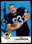 1969 Topps #128 Ben Davidson Front Thumbnail