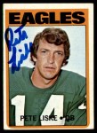 1972 Topps #228 Pete Liske Front Thumbnail