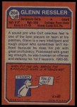 1973 Topps #204 Glenn Ressler Back Thumbnail