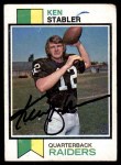 1973 Topps #487 Ken Stabler Front Thumbnail
