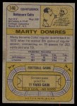 1974 Topps #146 Marty Domres Back Thumbnail