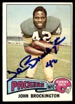 1975 Topps #150 John Brockington Front Thumbnail