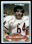 1980 Topps #519 Ted Albrecht Front Thumbnail