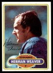 1980 Topps #379 Herman Weaver Front Thumbnail