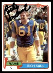 1981 Topps #141 Rich Saul Front Thumbnail