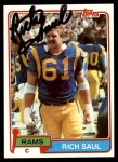 1981 Topps #141 Rich Saul Front Thumbnail