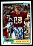 1981 Topps #104 Mark Murphy Front Thumbnail