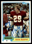 1981 Topps #104 Mark Murphy Front Thumbnail