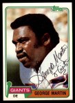 1981 Topps #225 George Martin Front Thumbnail