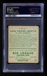 1933 Goudey #62 Pepper Martin Back Thumbnail