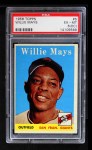 1958 Topps #5 Willie Mays Front Thumbnail