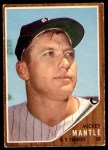 1962 Topps #200 Mickey Mantle Front Thumbnail