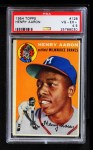 1954 Topps #128 Hank Aaron Front Thumbnail