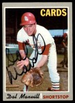 1970 Topps #503 Dal Maxvill Front Thumbnail