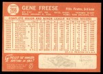 1964 Topps #266 Gene Freese Back Thumbnail