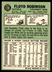 1967 Topps #120 Floyd Robinson Back Thumbnail