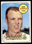 1969 Topps #18 Dick Schofield Front Thumbnail