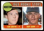 1969 Topps #614 - Tom Griffin / Skip Guinn Houston Rookies Front Thumbnail