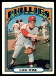 1972 Topps #43 Rick Wise Front Thumbnail
