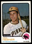1973 Topps #2 Rich Hebner Front Thumbnail