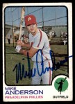 1973 Topps #147 Mike Anderson Front Thumbnail