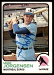1973 Topps #281 Mike Jorgensen Front Thumbnail