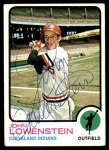 1973 Topps #327 John Lowenstein Front Thumbnail