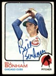 1973 Topps #328 Bill Bonham Front Thumbnail