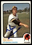 1973 Topps #465 Dave Giusti Front Thumbnail