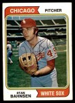 1974 Topps #254 Stan Bahnsen Front Thumbnail
