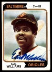 1974 Topps #375 Earl Williams Front Thumbnail