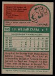 1975 Topps #105 Buzz Capra Back Thumbnail