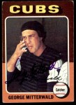 1975 Topps #411 George Mitterwald Front Thumbnail