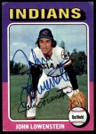 1975 Topps #424 John Lowenstein Front Thumbnail