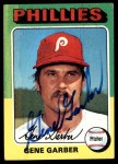 1975 Topps #444 Gene Garber Front Thumbnail