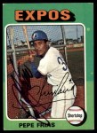 1975 Topps #496 Pepe Frias Front Thumbnail