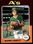 1975 Topps #591 Glenn Abbott Front Thumbnail