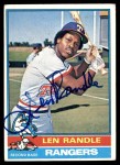 1976 Topps #31 Len Randle Front Thumbnail