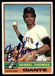 1976 Topps #493 Derrel Thomas Front Thumbnail