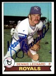 1979 Topps #218 Dennis Leonard Front Thumbnail