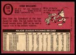 1969 O-Pee-Chee #118 Stan Williams Back Thumbnail
