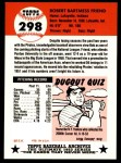 1953 Topps Archives #298 Bob Friend Back Thumbnail