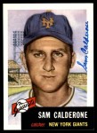 1953 Topps Archives #260 Sammy Calderone Front Thumbnail