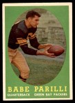 1958 Topps #118 Babe Parilli Front Thumbnail
