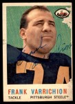1959 Topps #119 Frank Varrichione Front Thumbnail