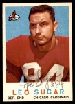 1959 Topps #154 Leo Sugar Front Thumbnail