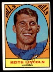 1967 Topps #15 Keith Lincoln Front Thumbnail