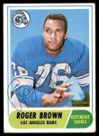 1968 Topps #158 Roger Brown Front Thumbnail