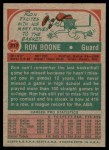 1973 Topps #217 Ron Boone Back Thumbnail