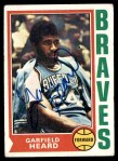 1974 Topps #44 Garfield Heard Front Thumbnail